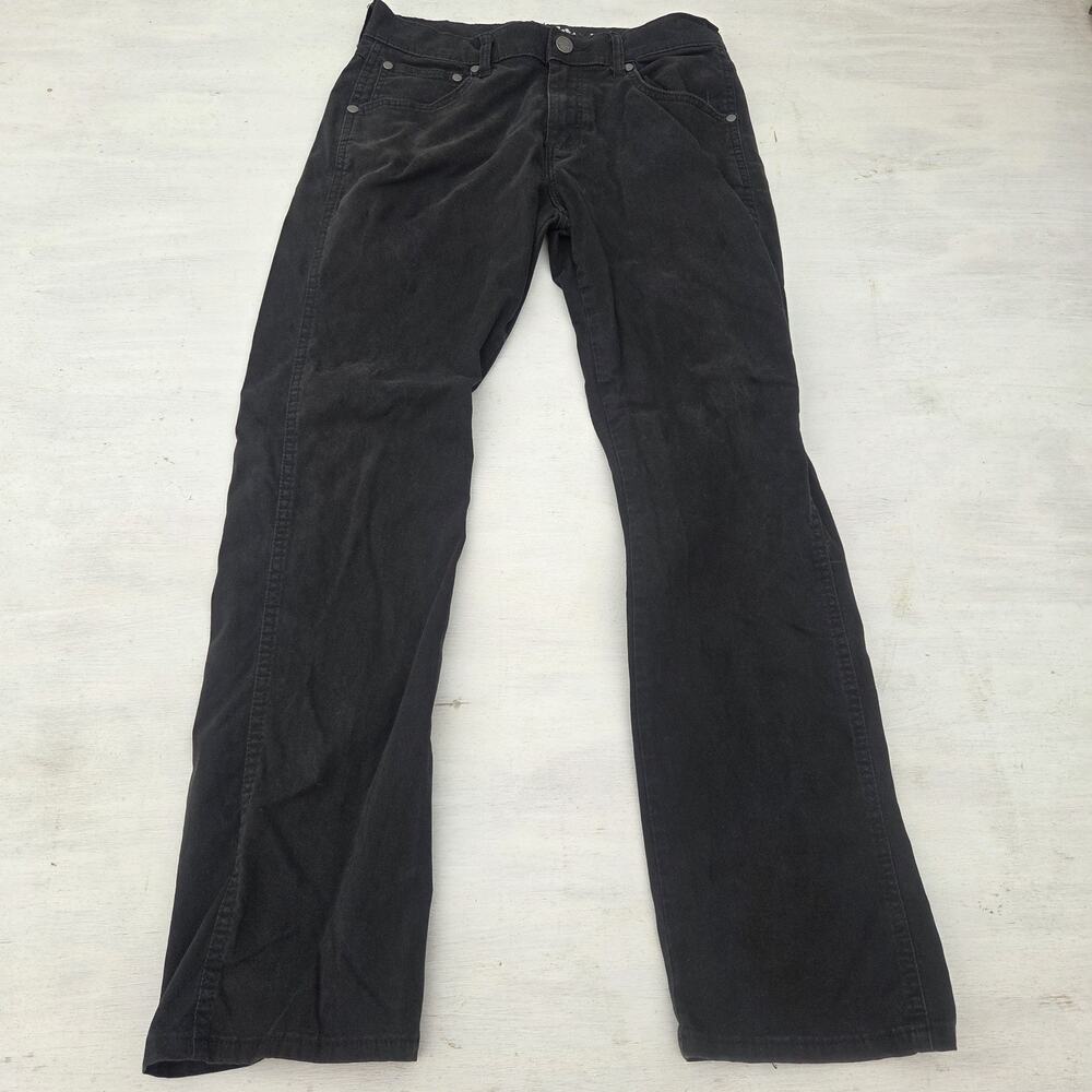 Wrangler Retro 1088MWZBK Mens 30x30 Black Slim Straight Stretch Jeans